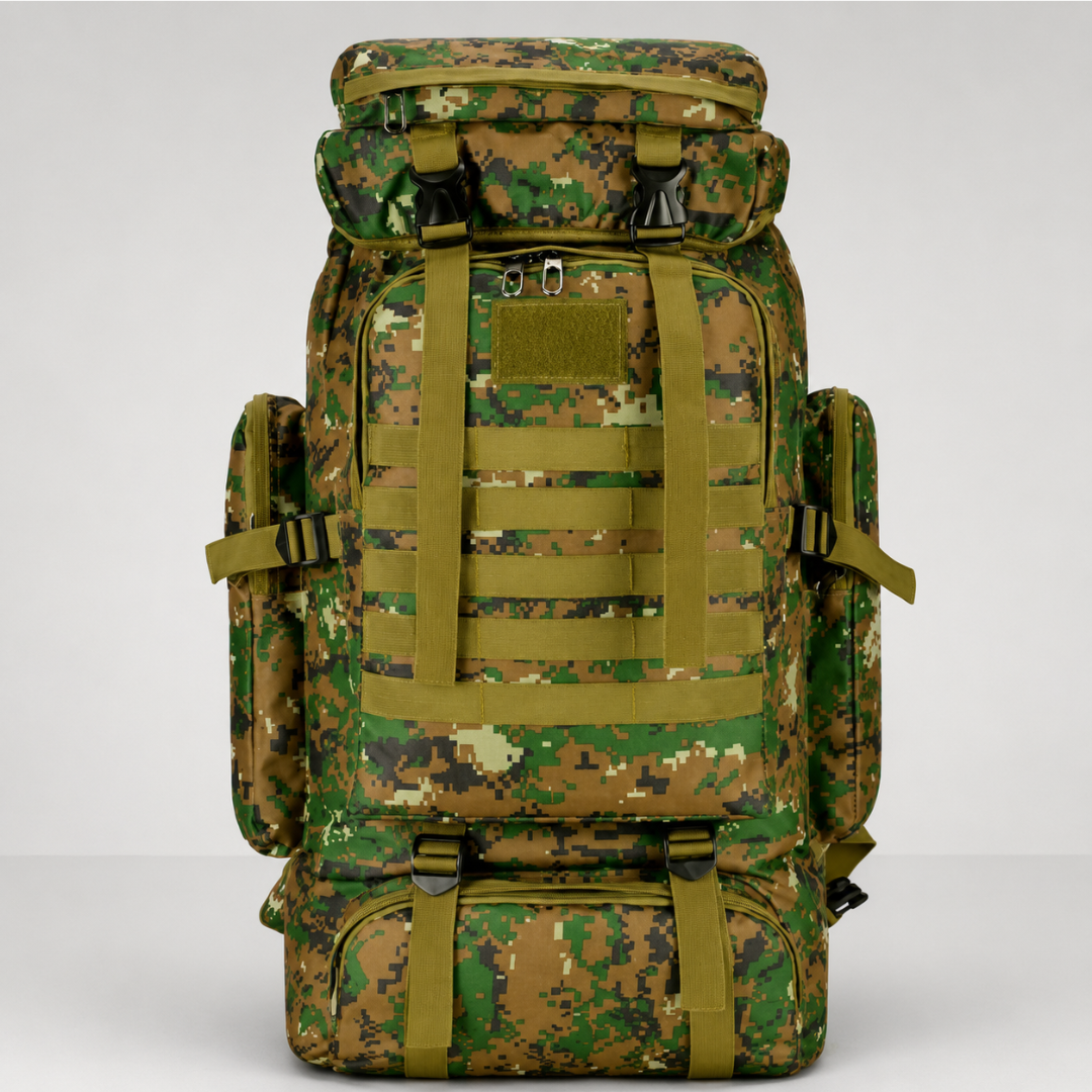 Taktischer Rucksack 80L Wasserabweisend – BergTrail Pro