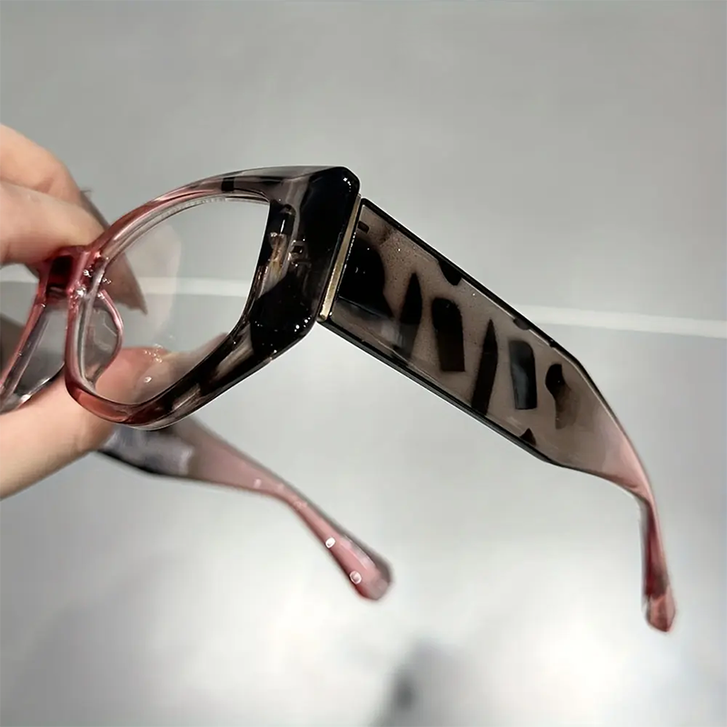 Damen-Lesebrille Anti-Blaulicht Vollrand Eckig