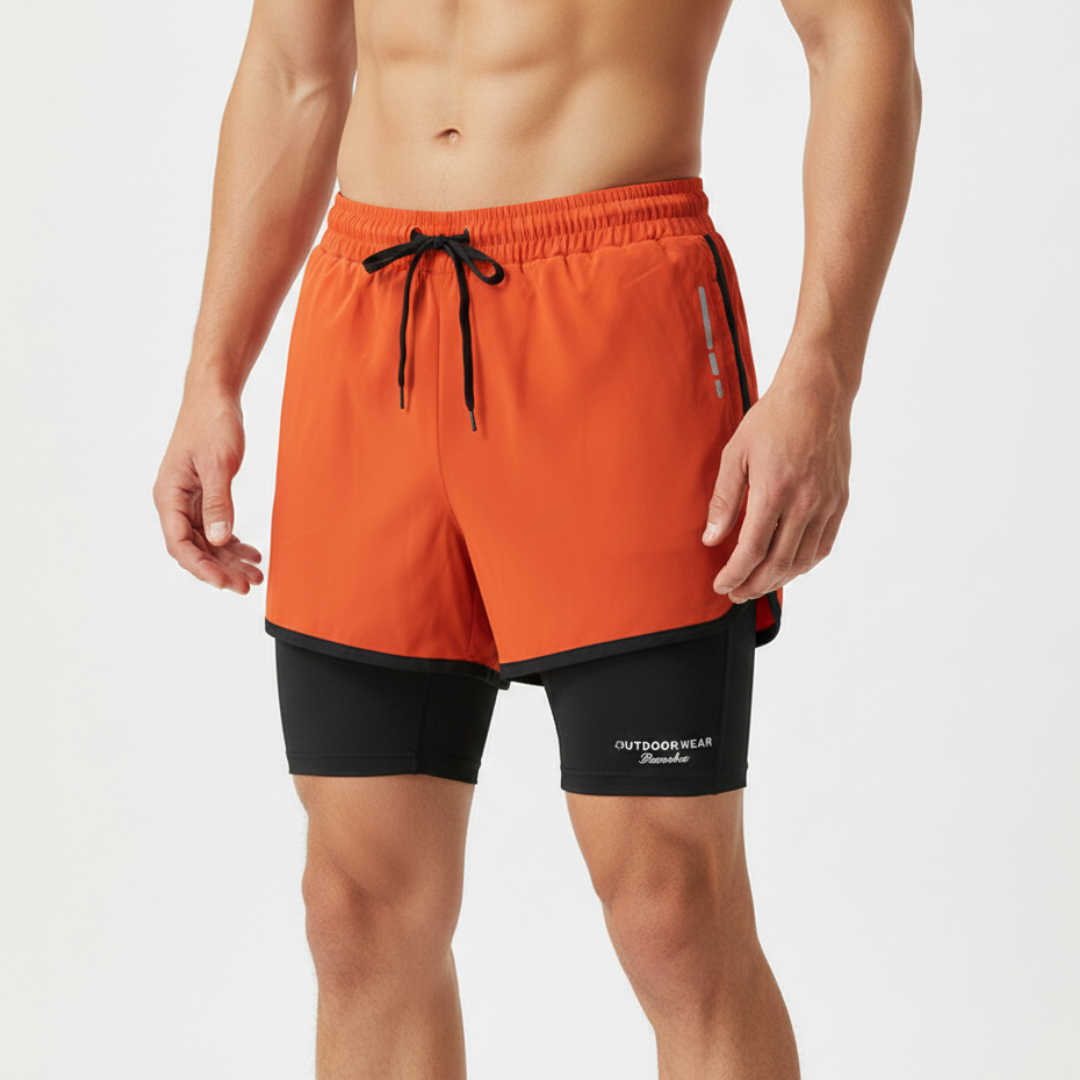 Nordspur | Veltoro Two-in-One Running Shorts