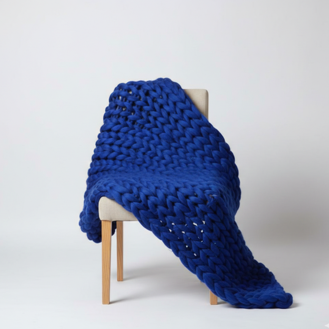 Nordspur | Veloroo Chunky-Strickwurfdecke