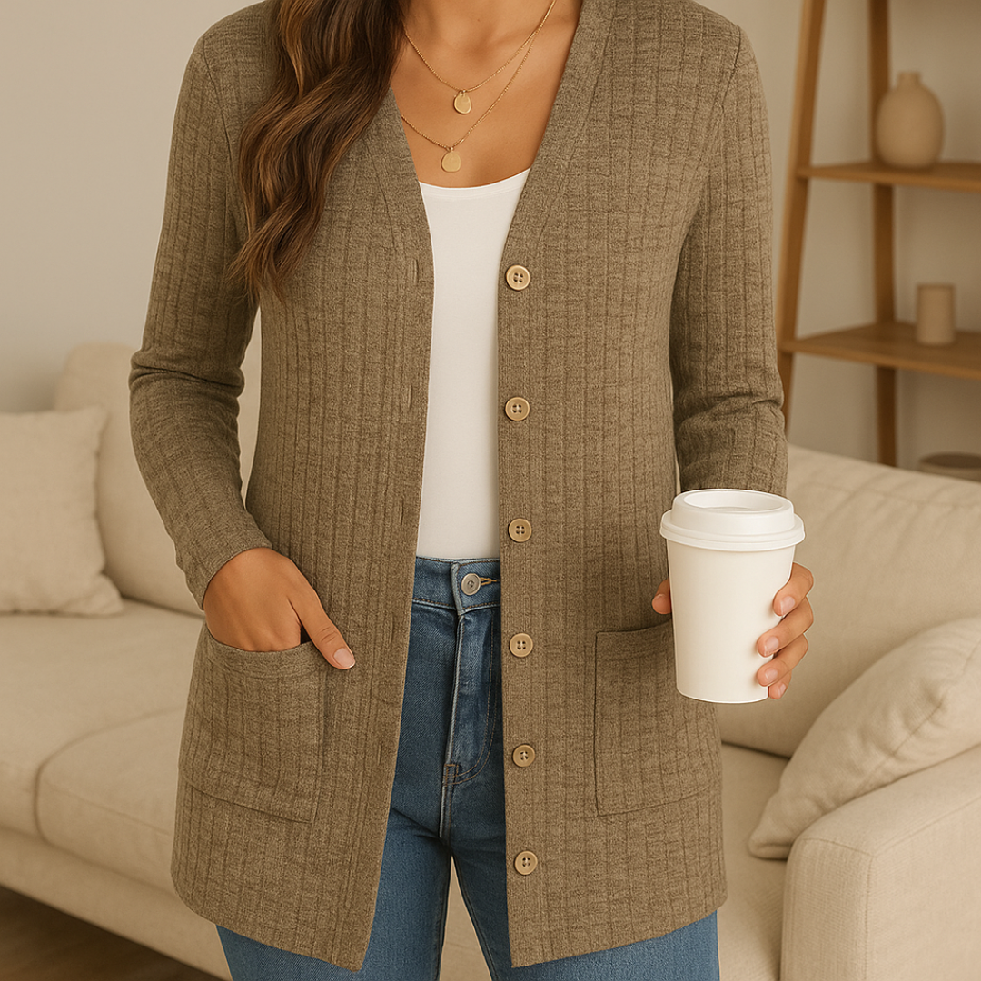 Nordspur | Strickschicht in Blush-Rosa