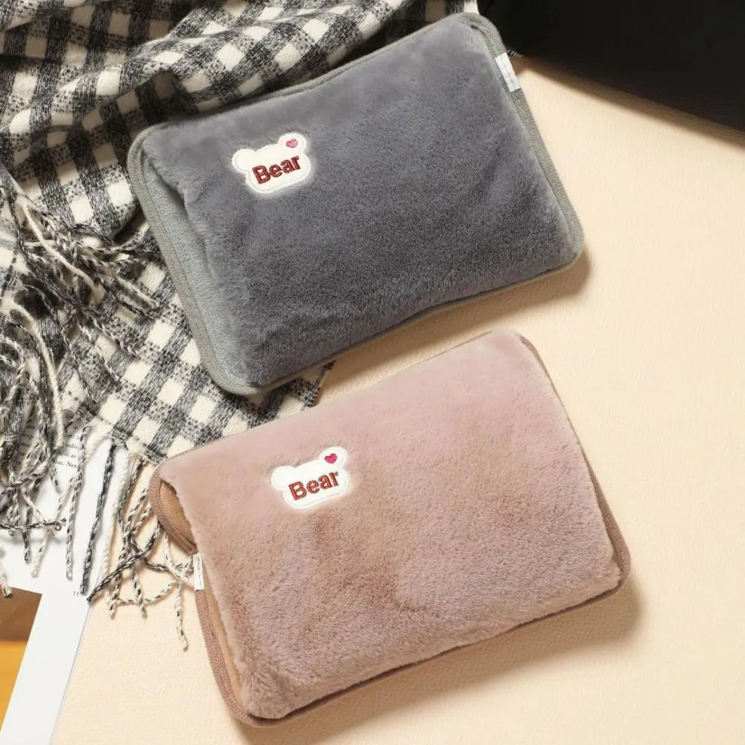 Wärmekissen elektrisch mit USB-Aufladung & Flauschbezug – VelvetWarm HeatPack