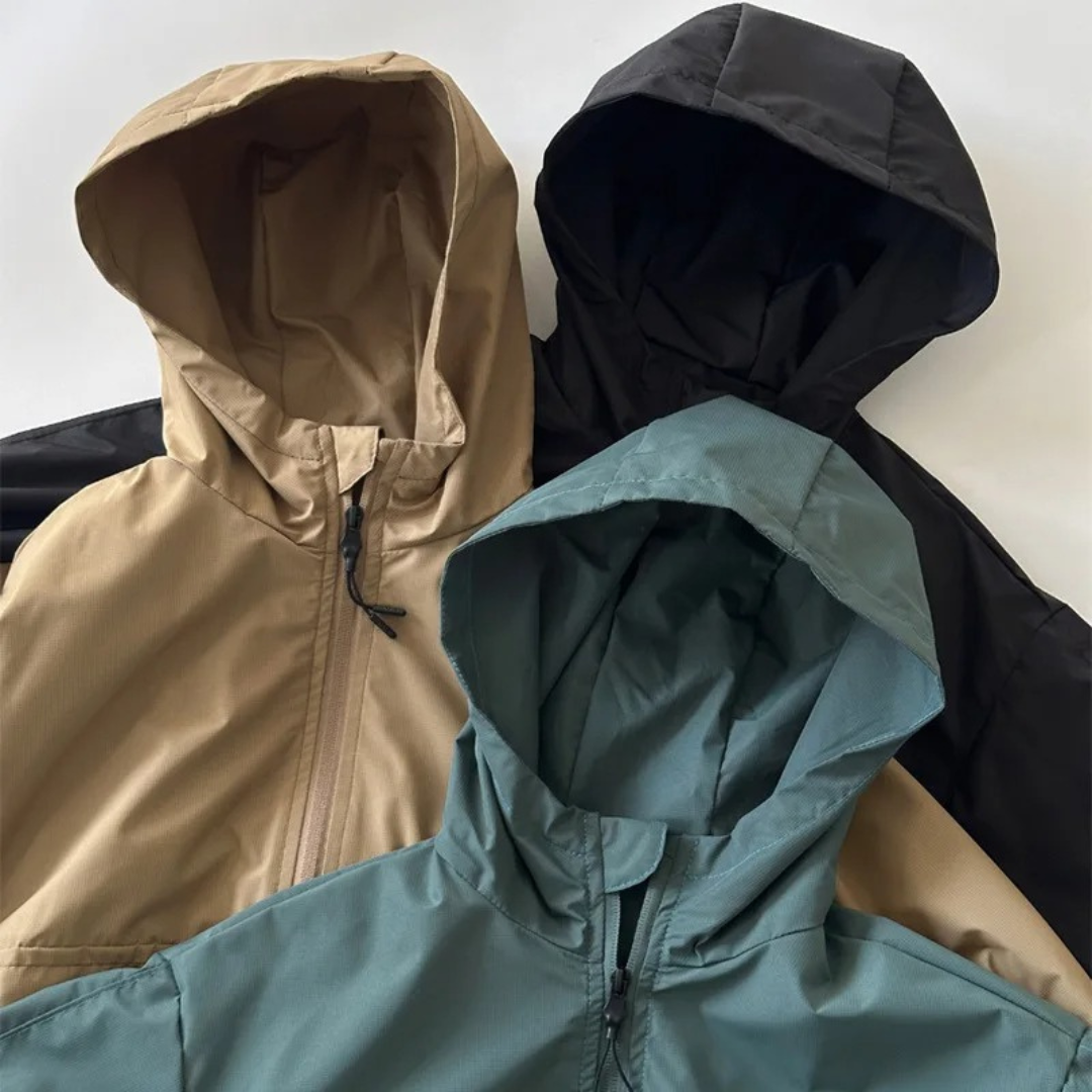 Jacke Jungen wasserdicht mit Kapuze & Reißverschluss für Frühling & Herbst – StormGuard Kids Jacket