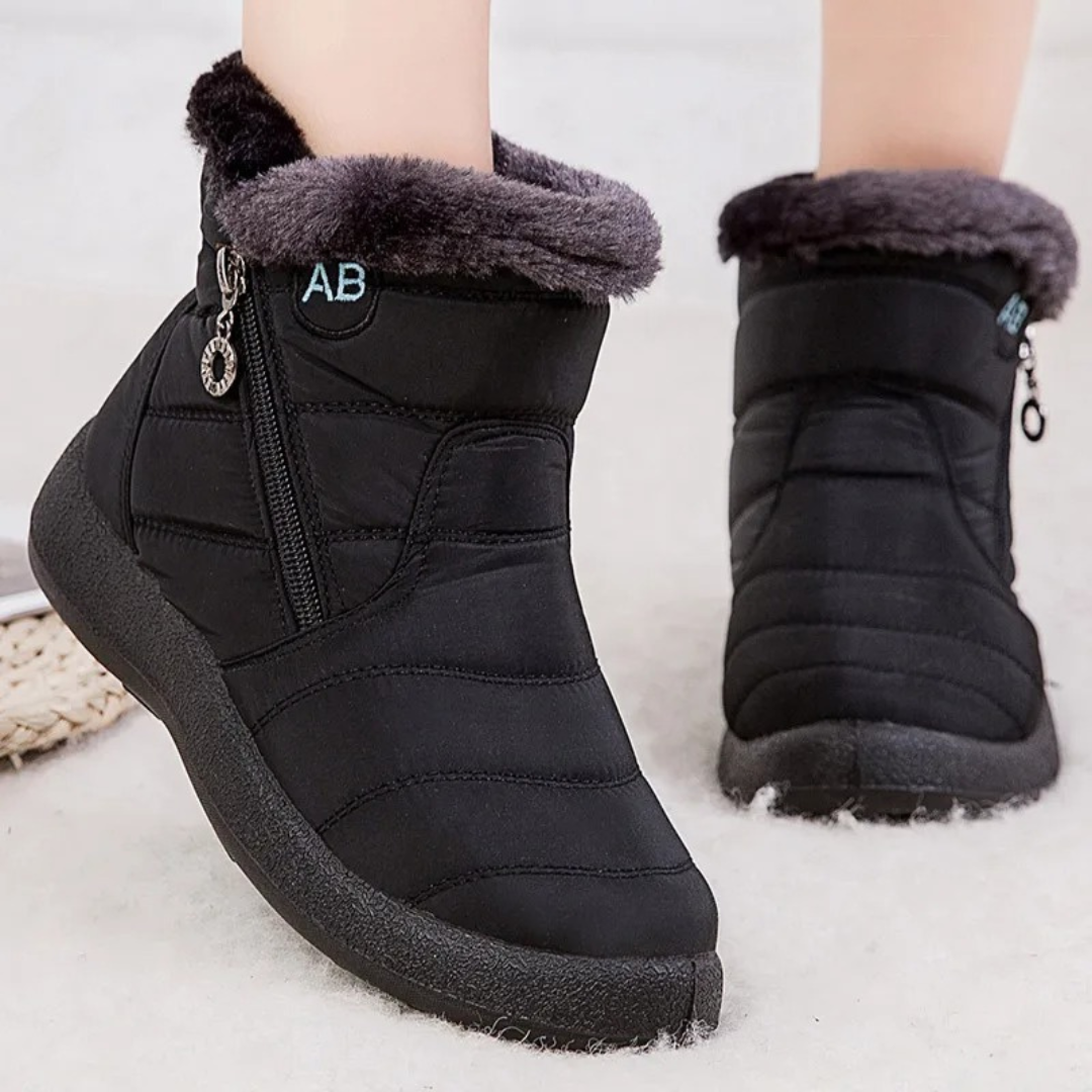 Winterstiefel mit warmem Plüschfutter & rutschfester Sohle – FrostStep Boots