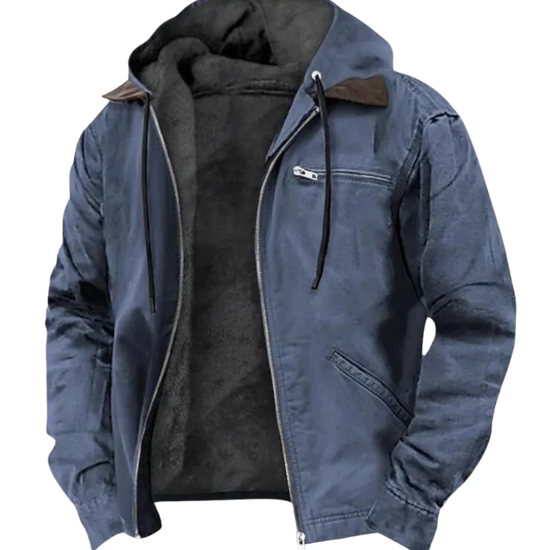 Herbstjacke mit warmer Fleece-Innenseite & Kapuze – Nordspur UrbanHeat