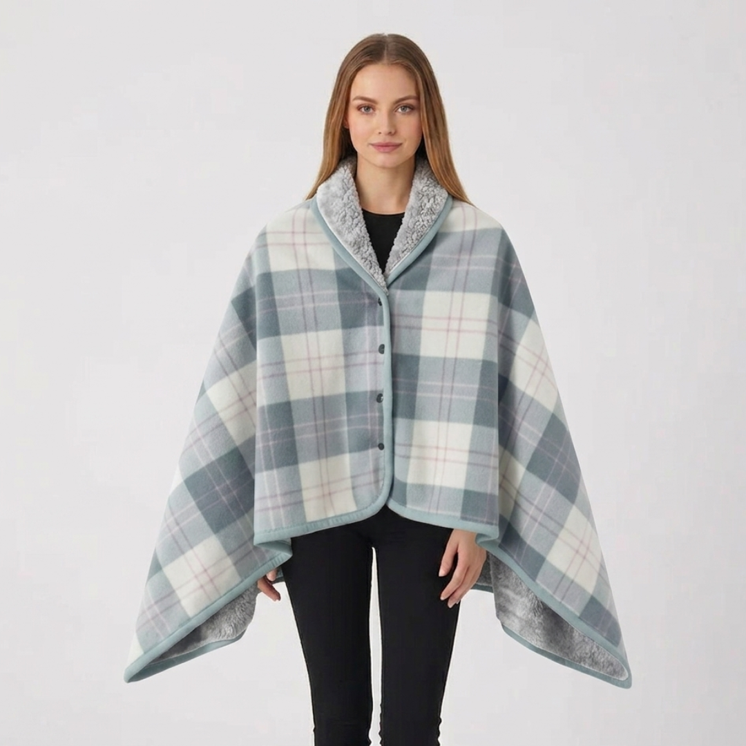 Nordspur | Tragbares Flanell-Umhang-Decke