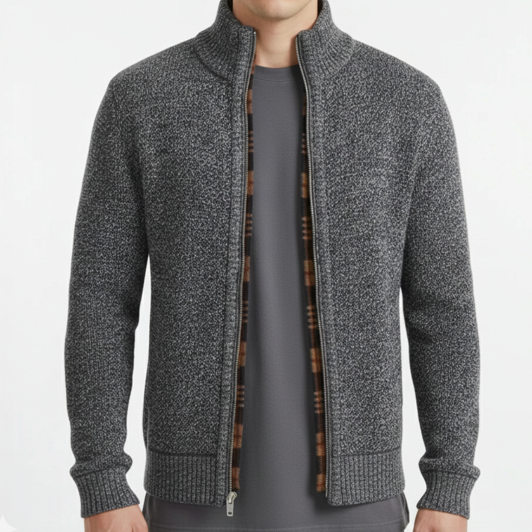 Nordspur | Full Zip Gefütterter Cardigan