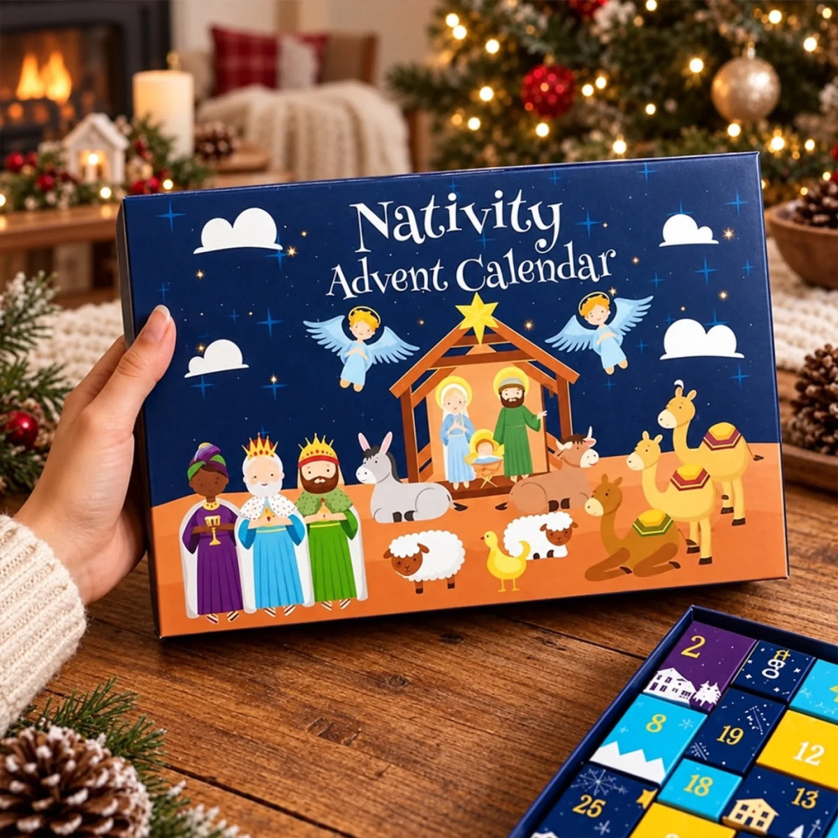 Personalisierter Krippen-Adventskalender