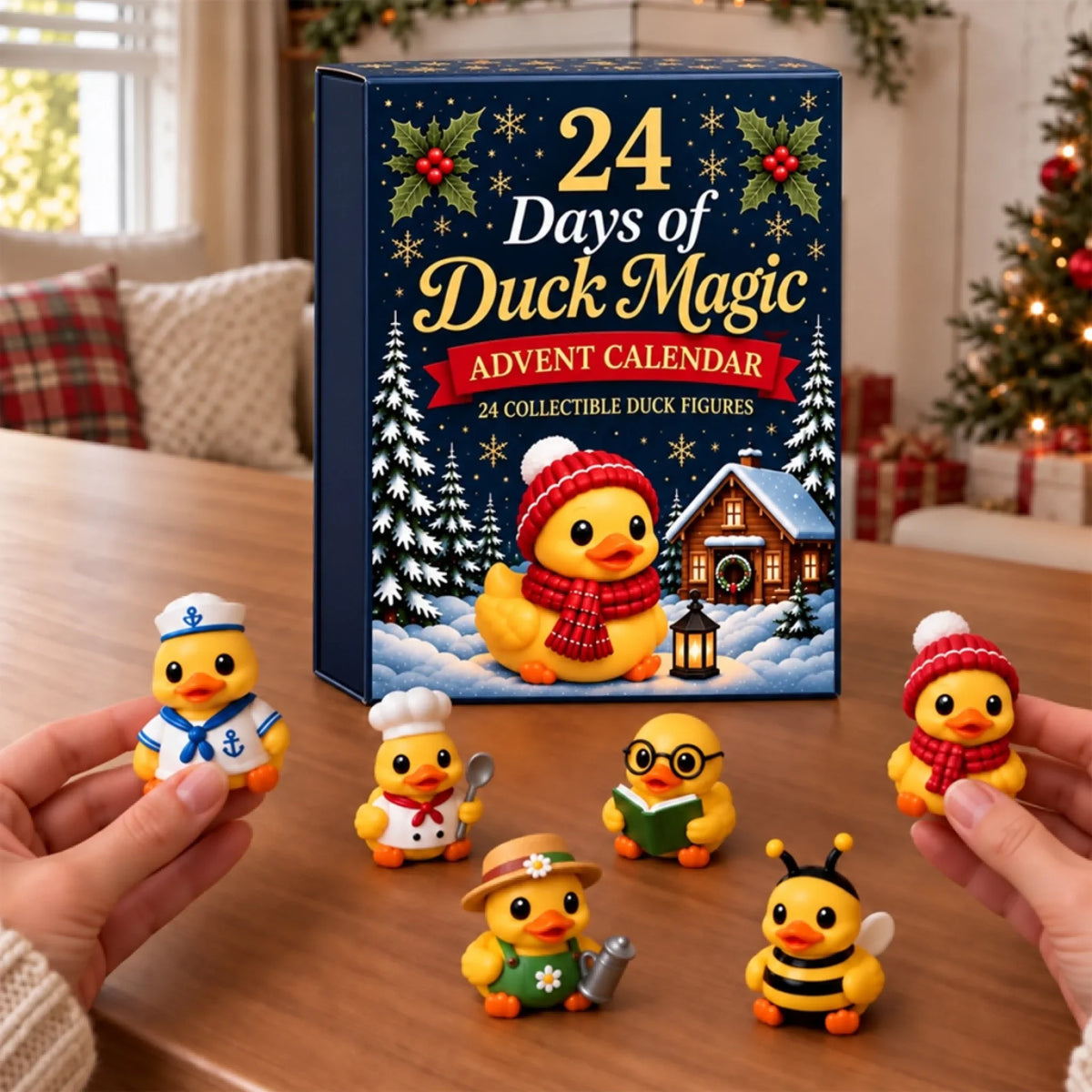 Weihnachten 24 Tage Enten-Zauber Sammelfiguren Adventskalender