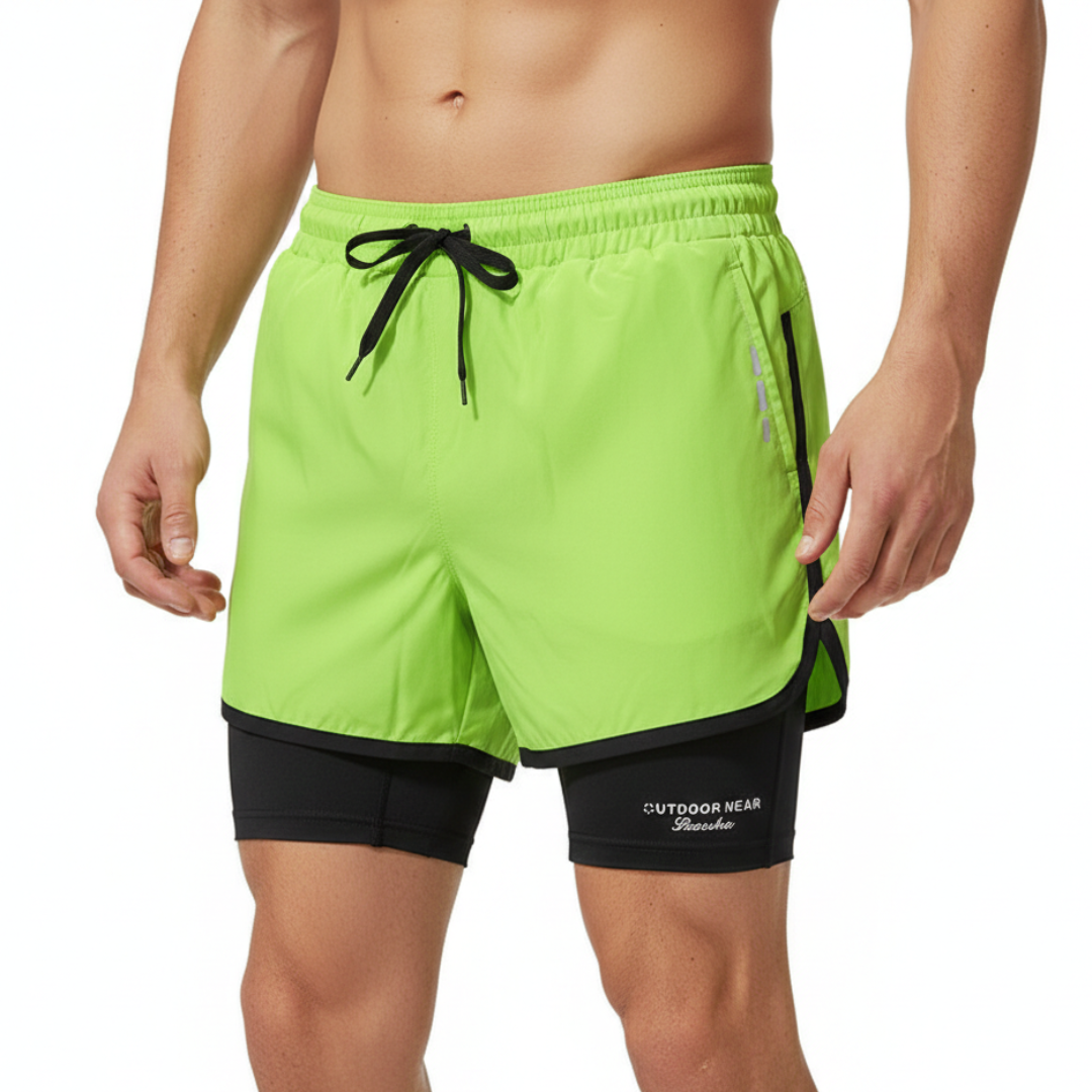 Nordspur | Veltoro Two-in-One Running Shorts