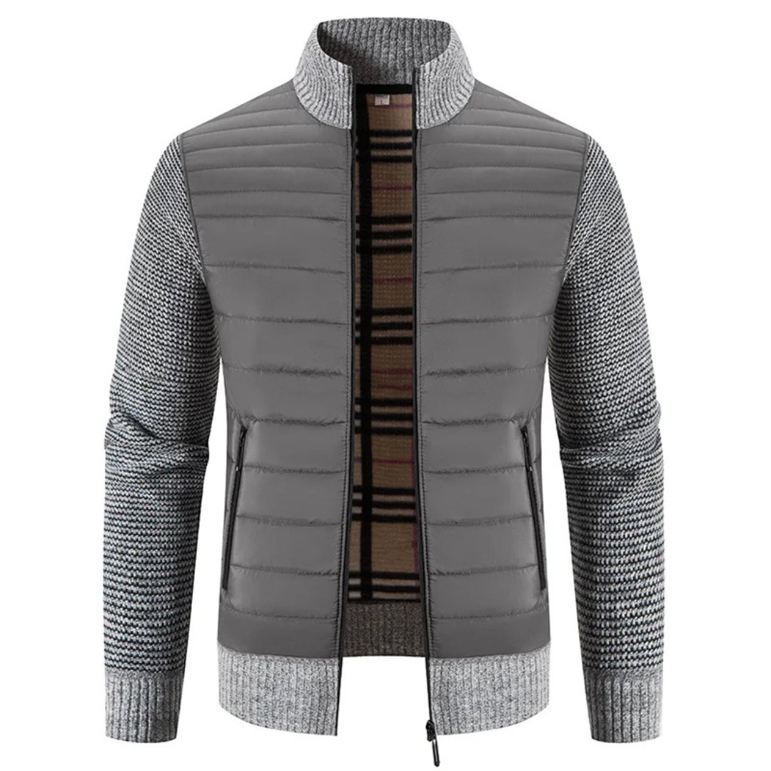 Fleecejacke mit Strickärmeln & warmer Innenfütterung – Nordspur WinterEase
