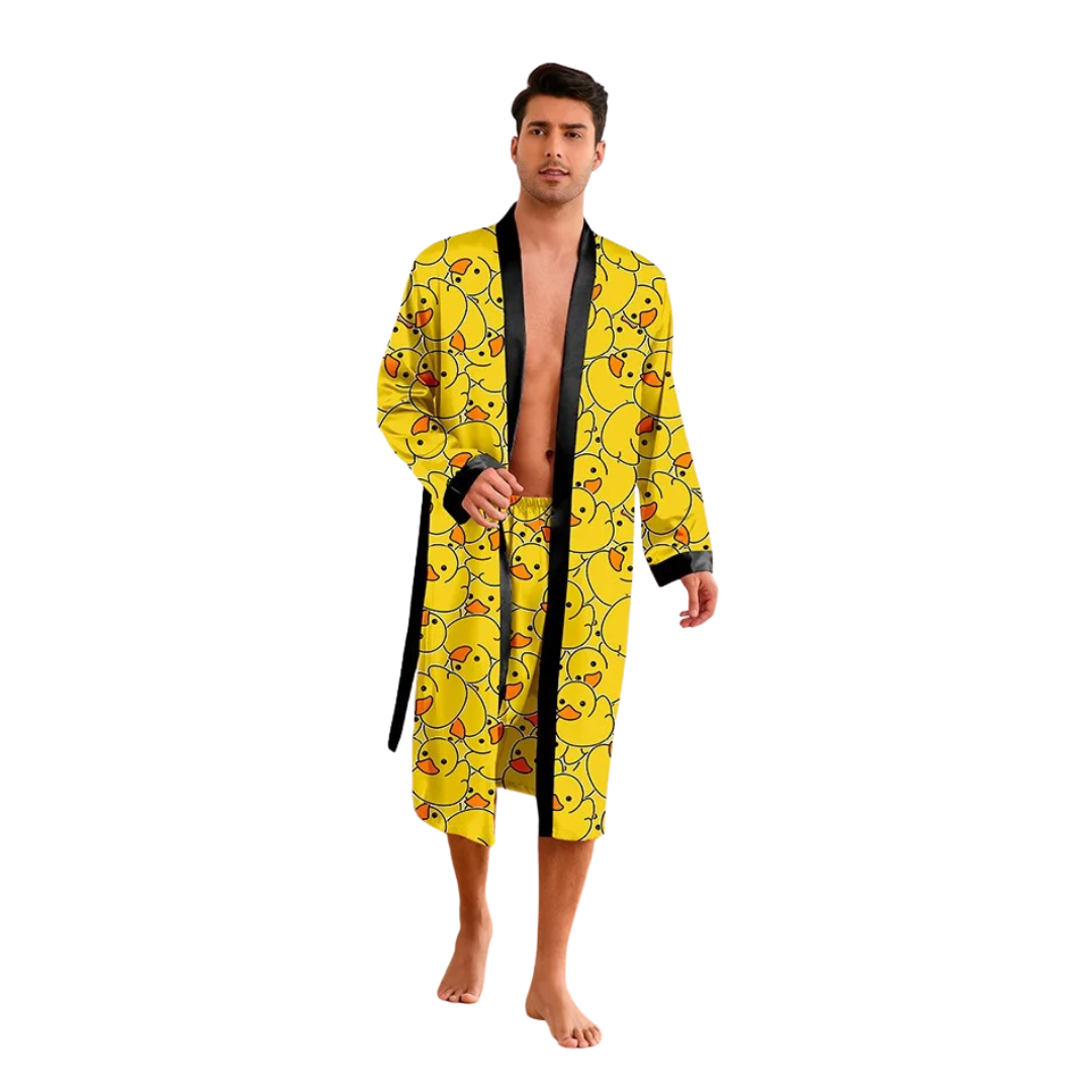 Nordspur | Velvoro Langer Kimono-Stil Bademantel-Set