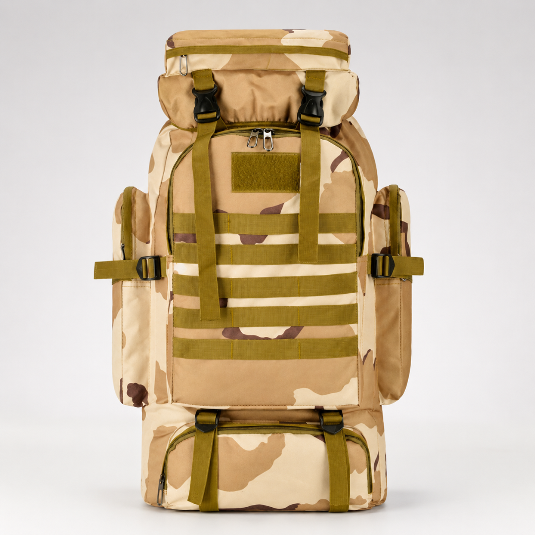 Taktischer Rucksack 80L Wasserabweisend – BergTrail Pro
