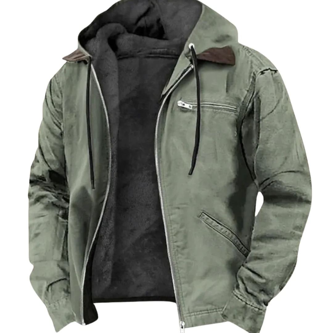 Herbstjacke mit warmer Fleece-Innenseite & Kapuze – Nordspur UrbanHeat