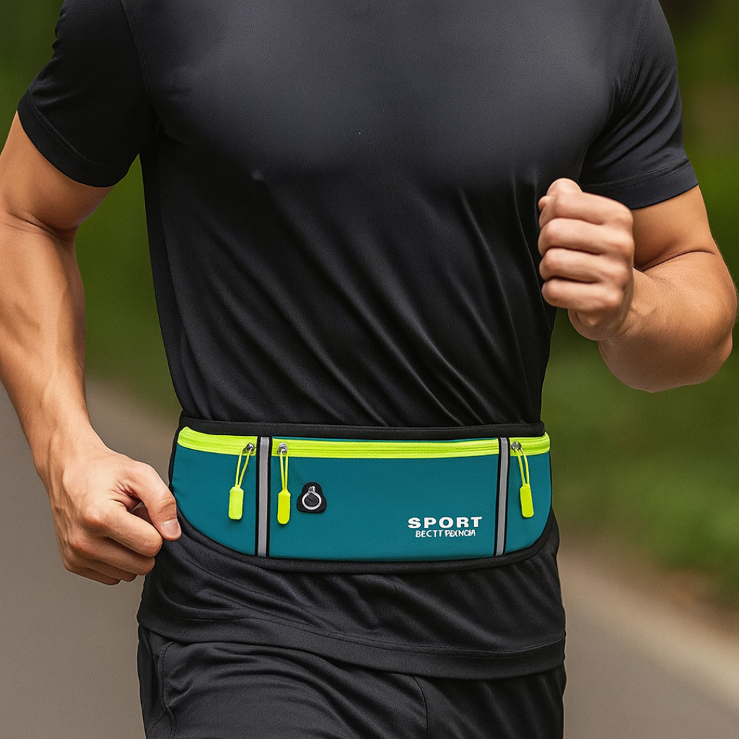 Laufgürtel wasserdicht mit Flaschenhalter – SprintFlex Duo