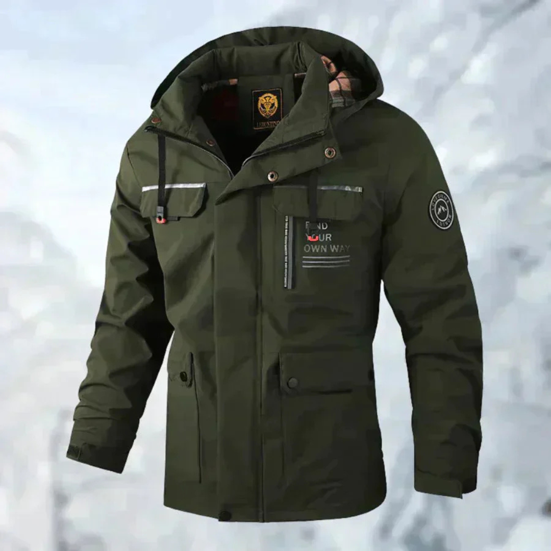 Winterjacke wasserdicht & warm mit abnehmbarer Kapuze – NordFrost Shield