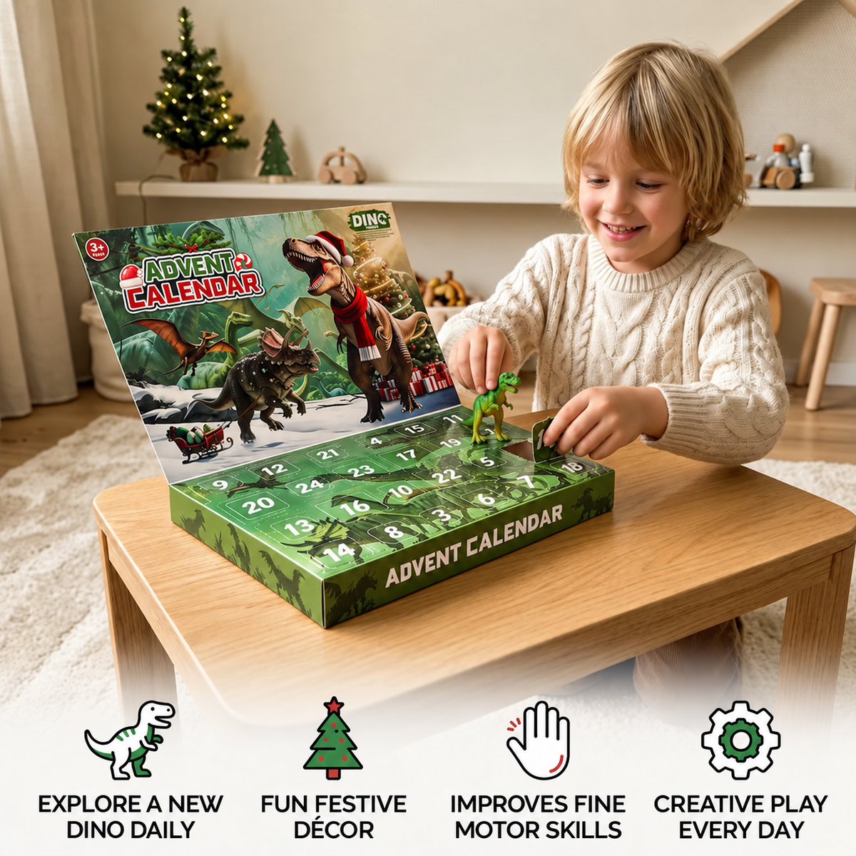 24-Tage Dinosaurier-Adventskalender