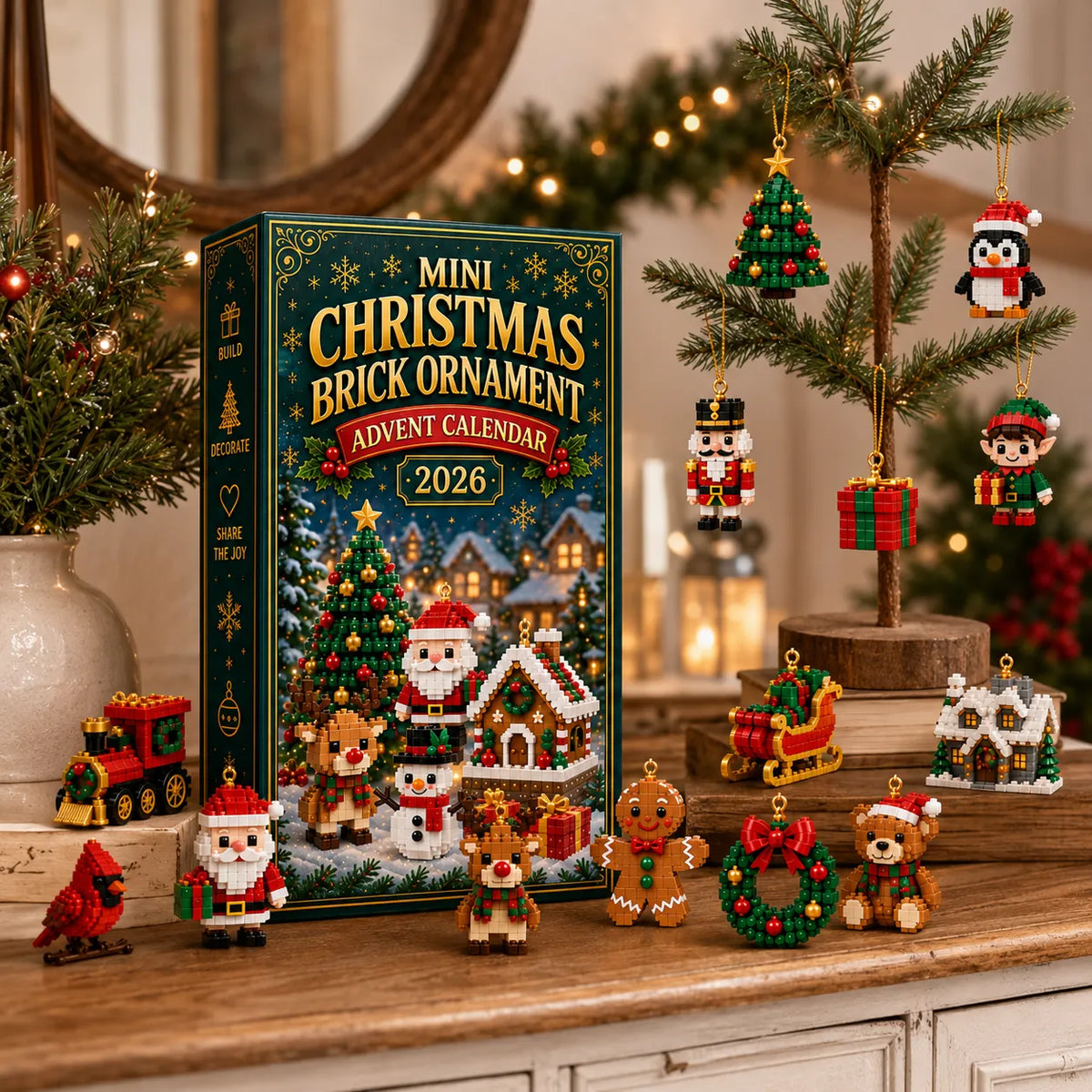 Weihnachts-Baustein-Adventskalender