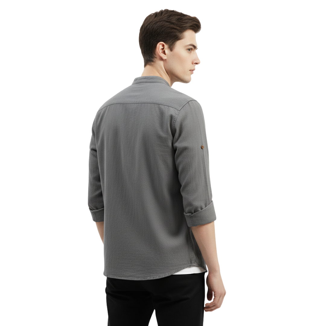 Nordspur | SlateCrest Pullover mit modernem Kragen