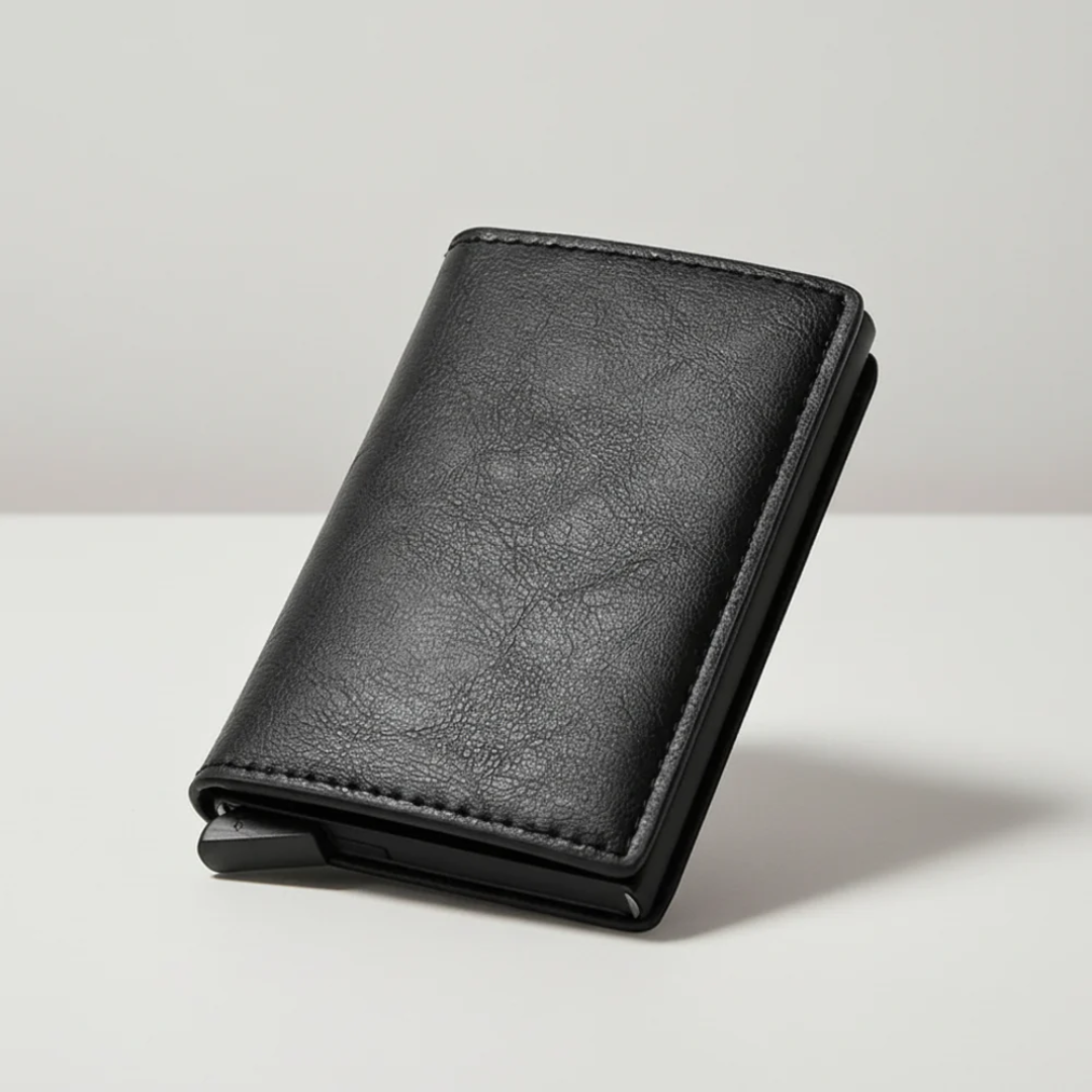 Nordspur | CardLuxe Minimalistischer Kartenhalter-Geldbörse