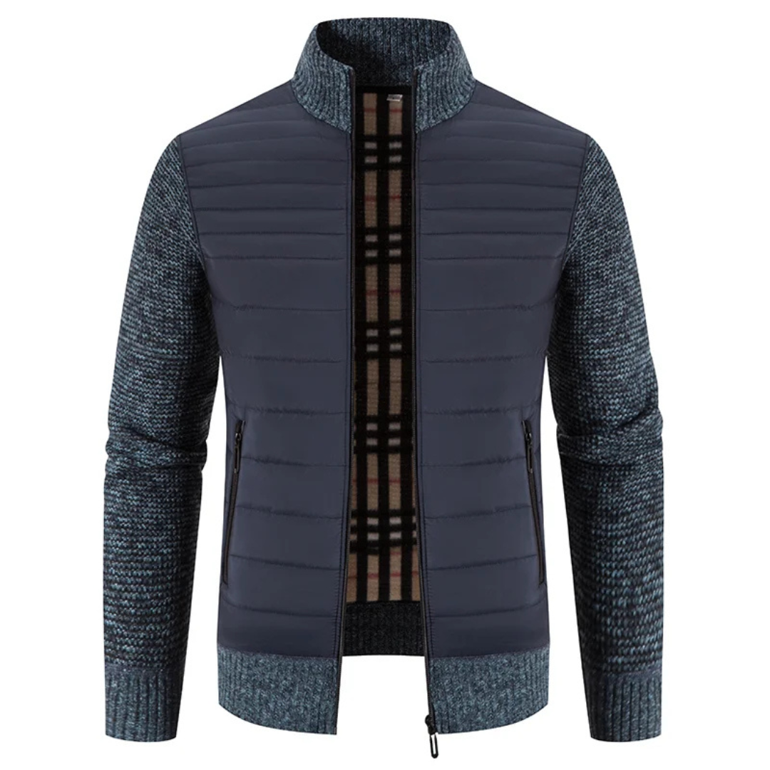 Fleecejacke mit Strickärmeln & warmer Innenfütterung – Nordspur WinterEase