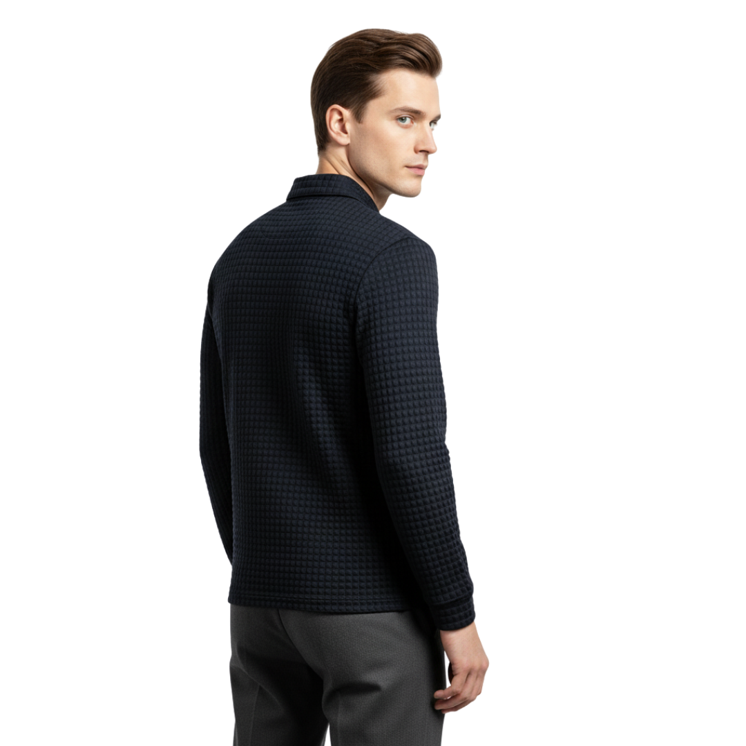 Nordspur | BlackWaffle Langarm-Pullover