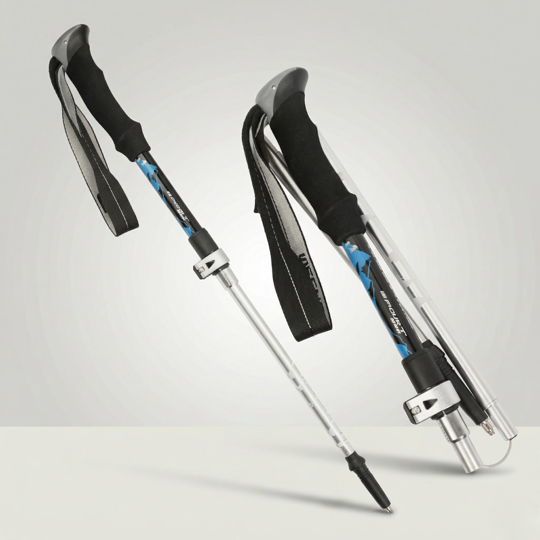 Nordspur | Faltbare Nordic-Walking-Stöcke für Stabilität