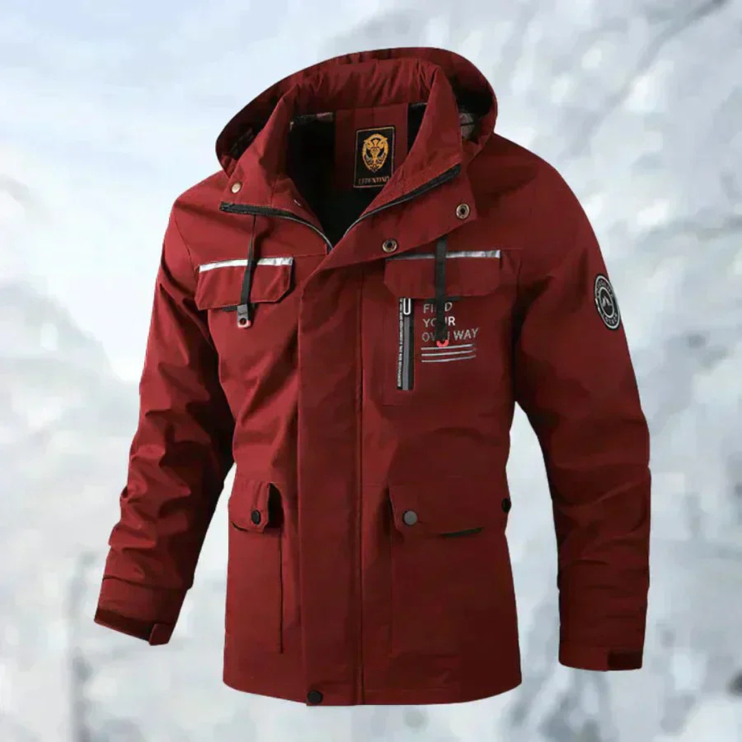 Winterjacke wasserdicht & warm mit abnehmbarer Kapuze – NordFrost Shield