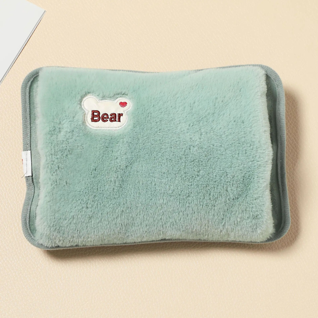 Wärmekissen elektrisch mit USB-Aufladung & Flauschbezug – VelvetWarm HeatPack