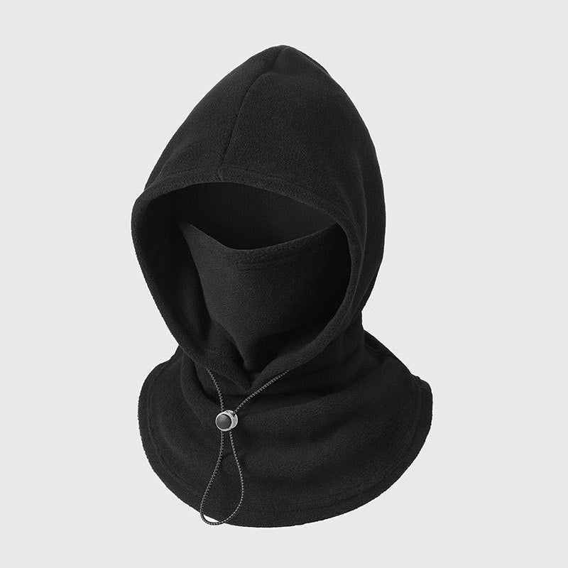 Fleece-Sturmhaube Kapuze - 3-in-1 Gesichtsschutz & Nackenwärmer - Plüschgefüttert