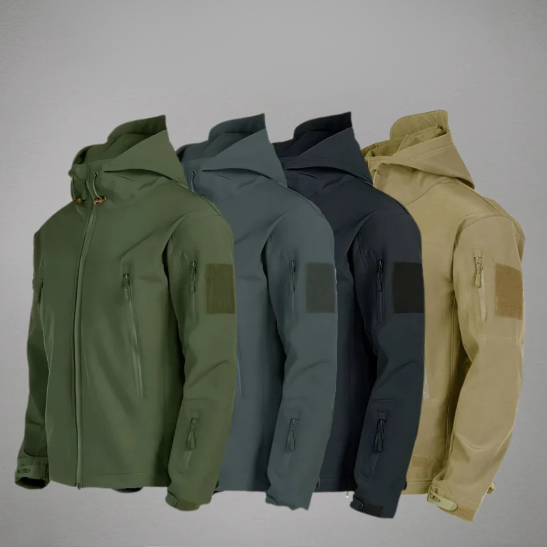 Taktische Allwetterjacke wasserdicht & atmungsaktiv – StormShield Pro