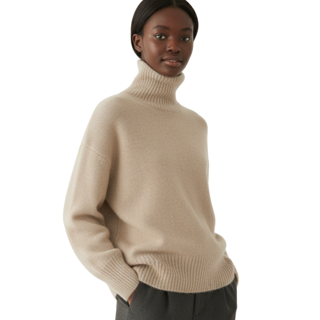 Nordspur | LuxeWool Pullover mit hohem Kragen