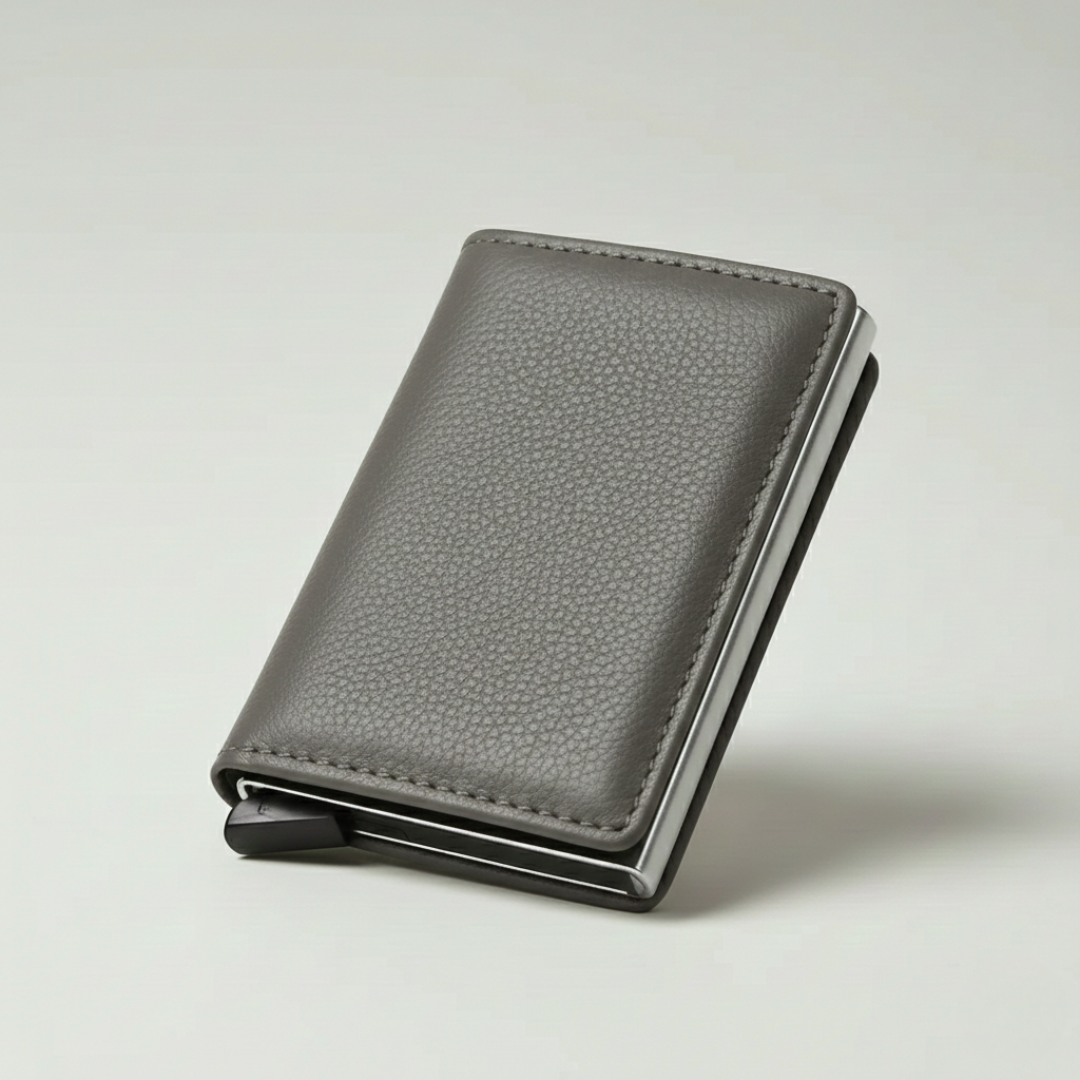 Nordspur | CardLuxe Minimalistischer Kartenhalter-Geldbörse