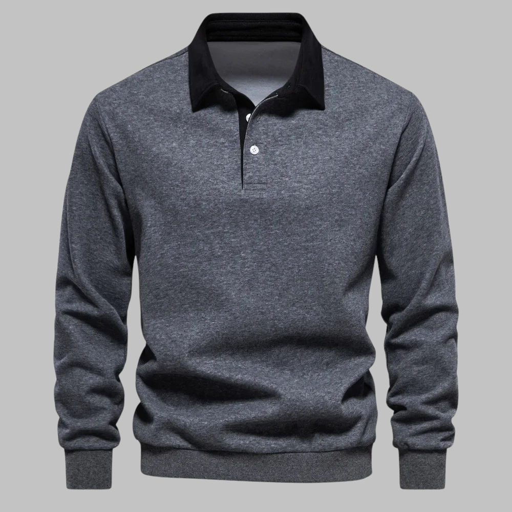 Polokragen-Pullover