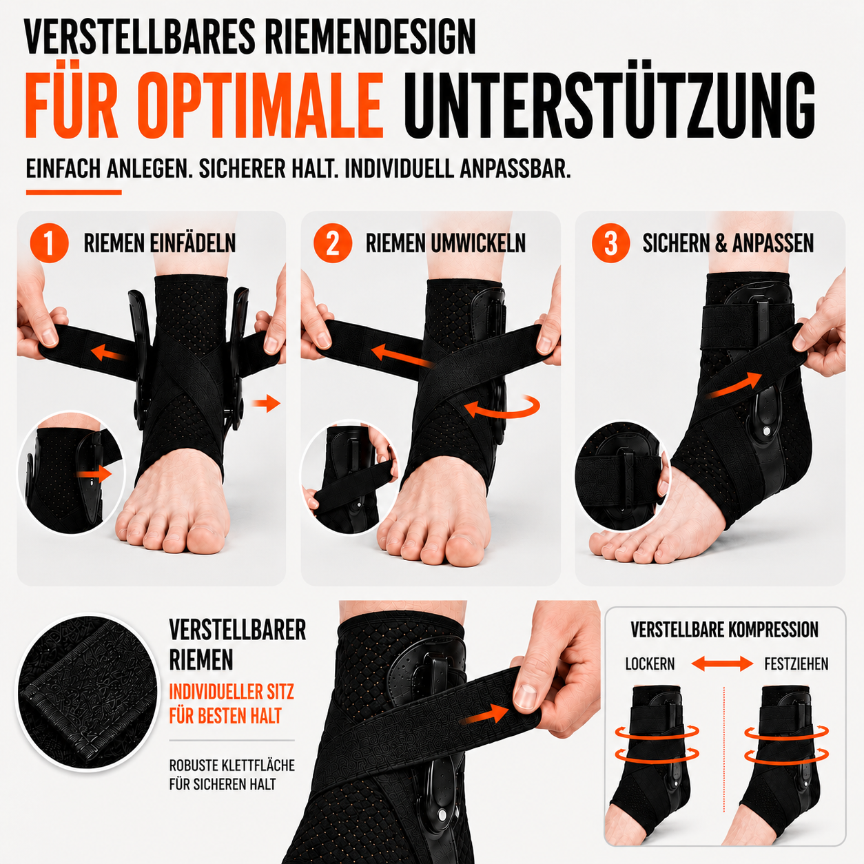 Nordspur | Ankuraid Verstellbare Knöchelbandage