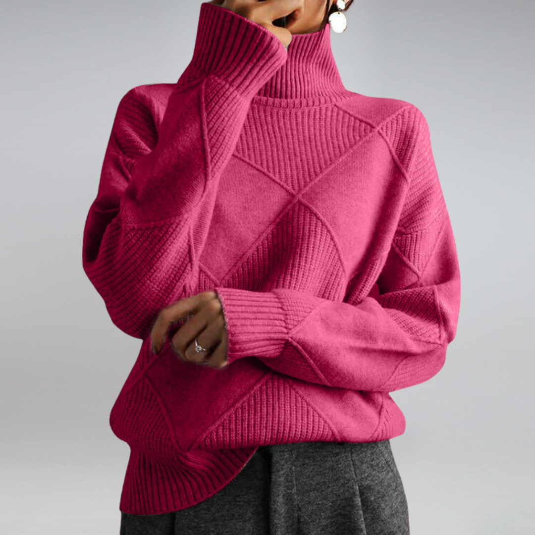 Luxuriöser Kaschmir-Rollkragenpullover Damen – weich, warm, atmungsaktiv und elegant für den Winter