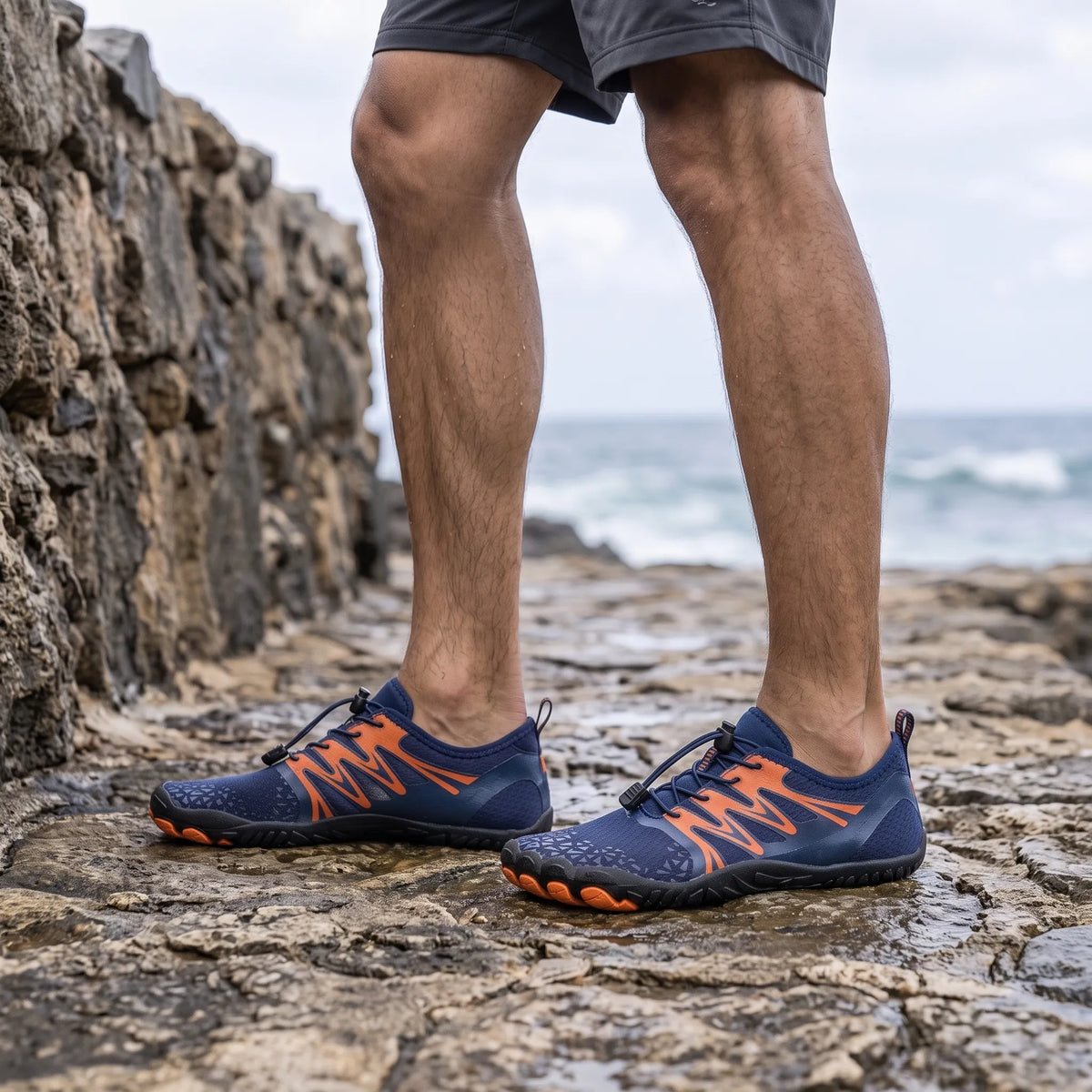 Barfußschuhe Zum Wandern | Schnelltrocknender Wassersneaker Für Küstenpfade
