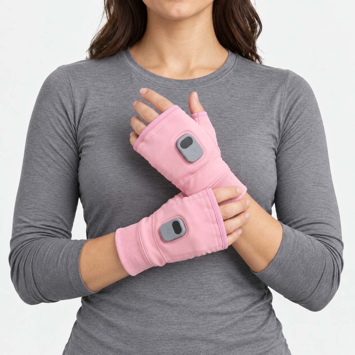 Beheizte Handschuhe fürs Rennrad mit Halbfinger-Design