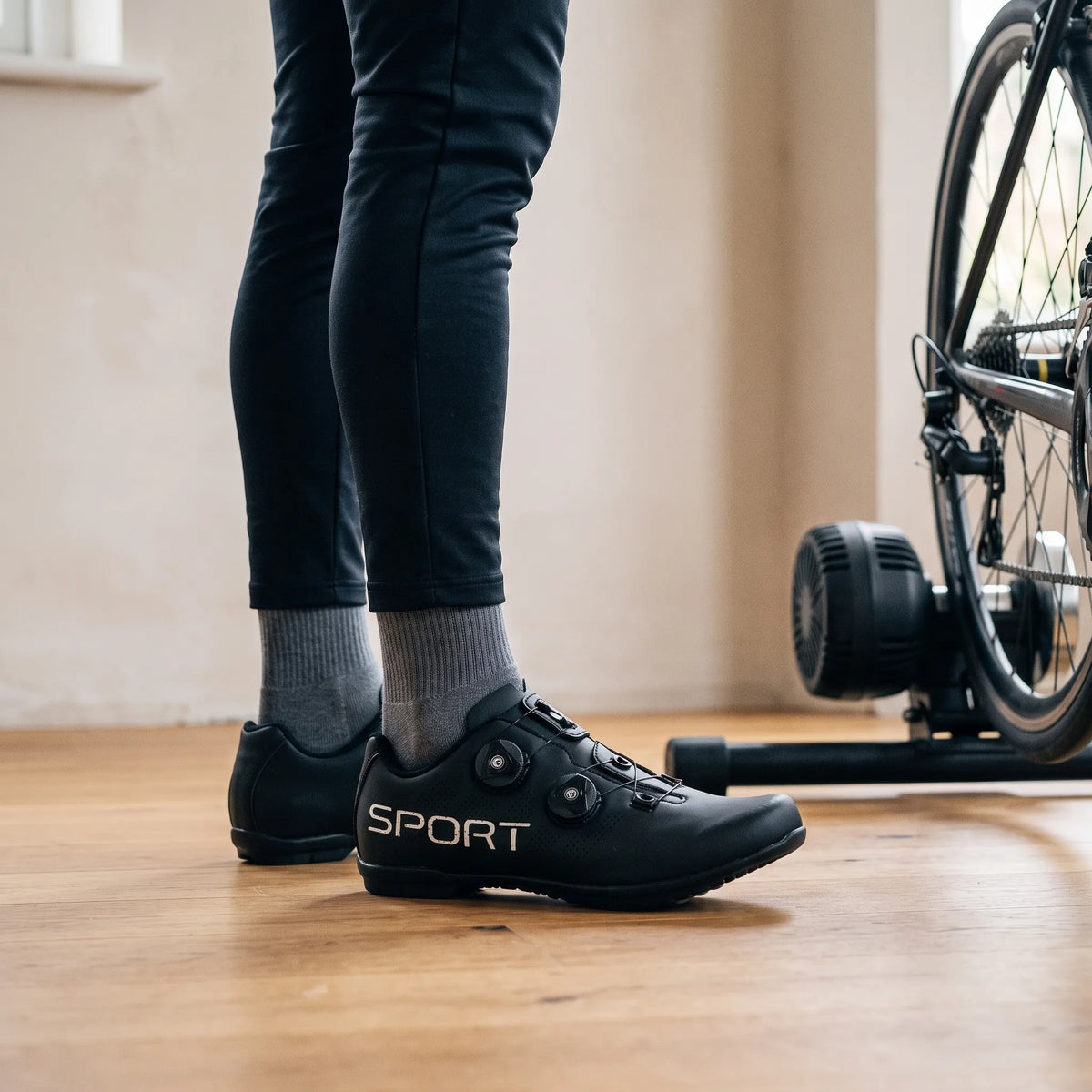 Belüfteter Flachpedal Schuh Ohne Klickverbindung