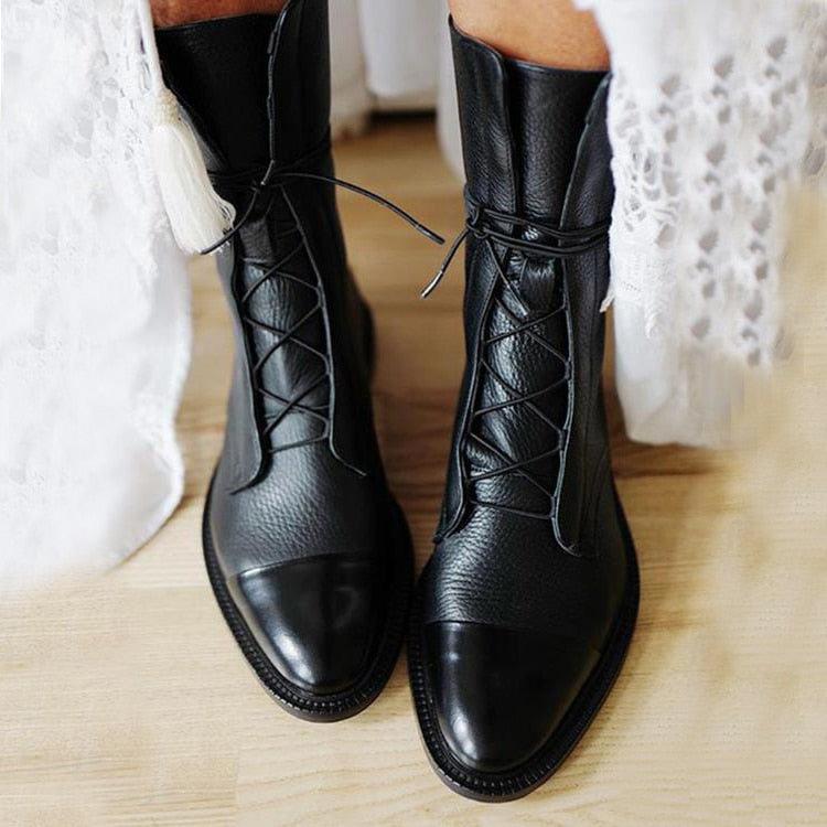 Julia Luxuriöse und hochwertige Lederstiefel