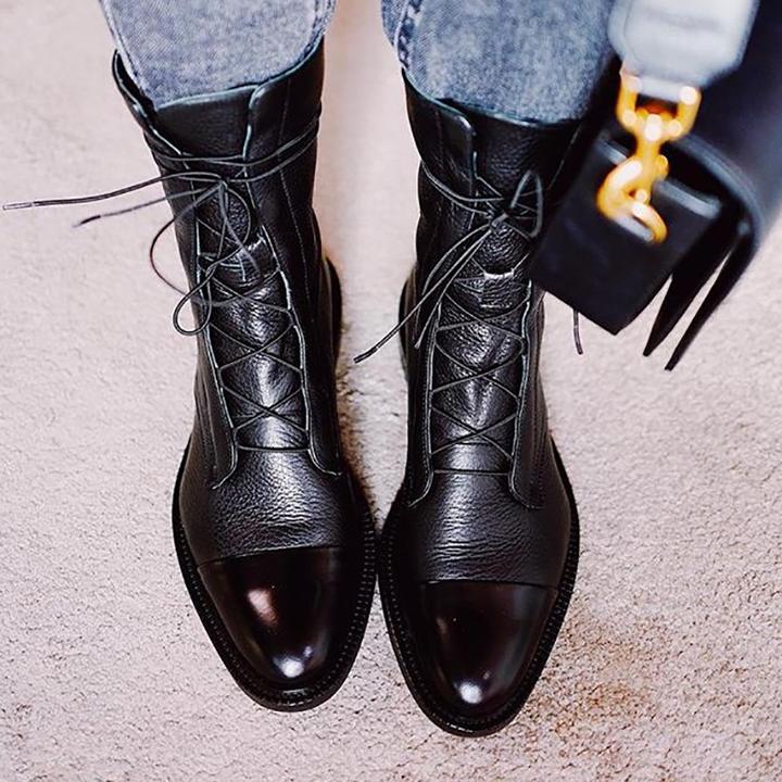 Julia Luxuriöse und hochwertige Lederstiefel