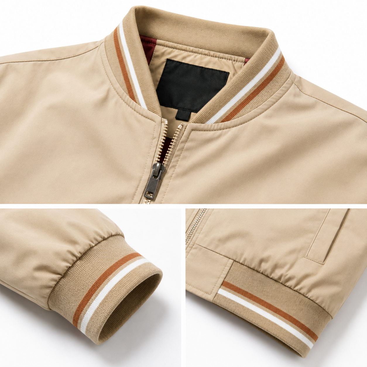 Bomberjacke im College-Style mit Streifen – UrbanStripe Jacket