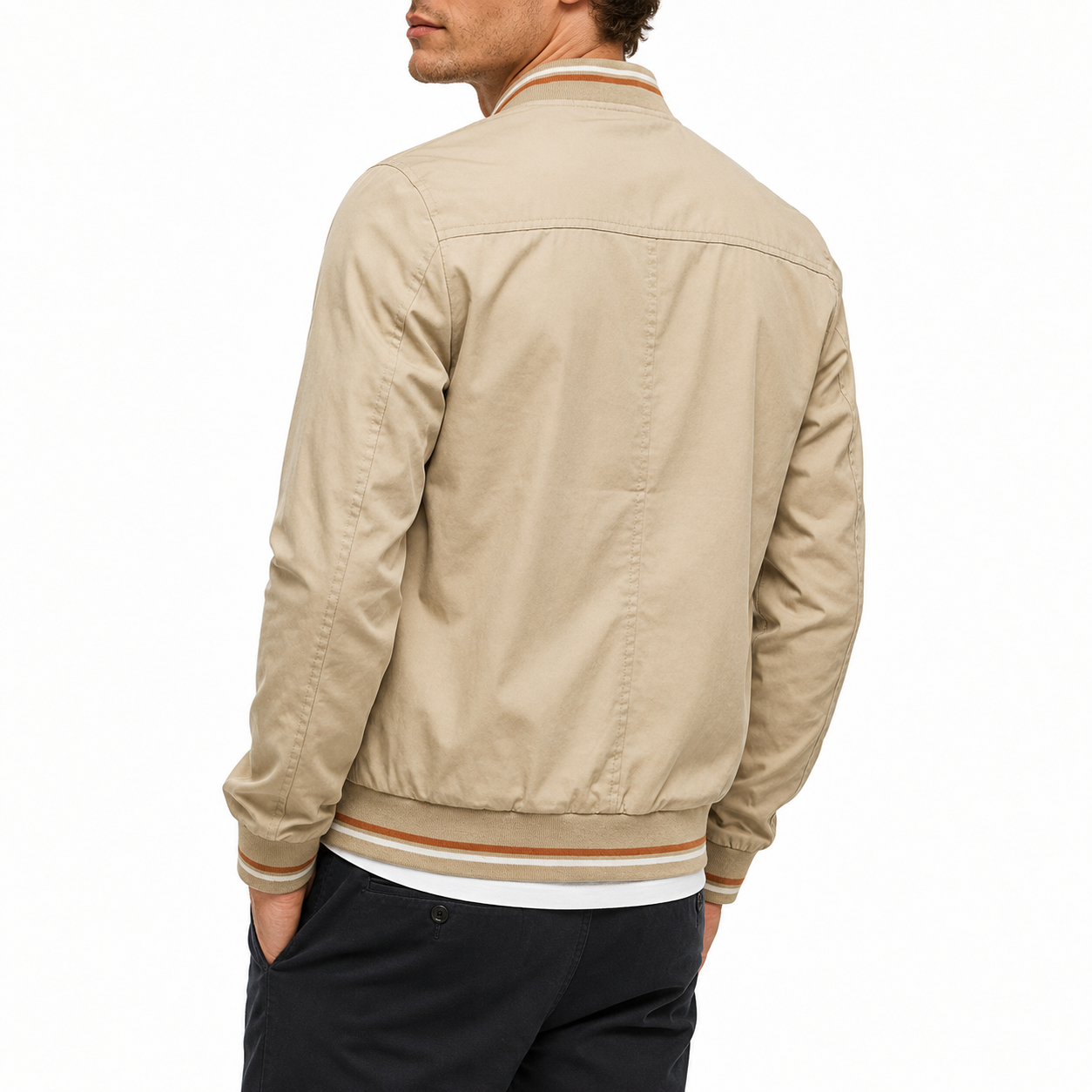 Bomberjacke im College-Style mit Streifen – UrbanStripe Jacket