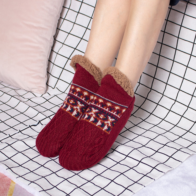 Kuschelige rutschfeste Bodensocken für ultimativen Winterkomfort