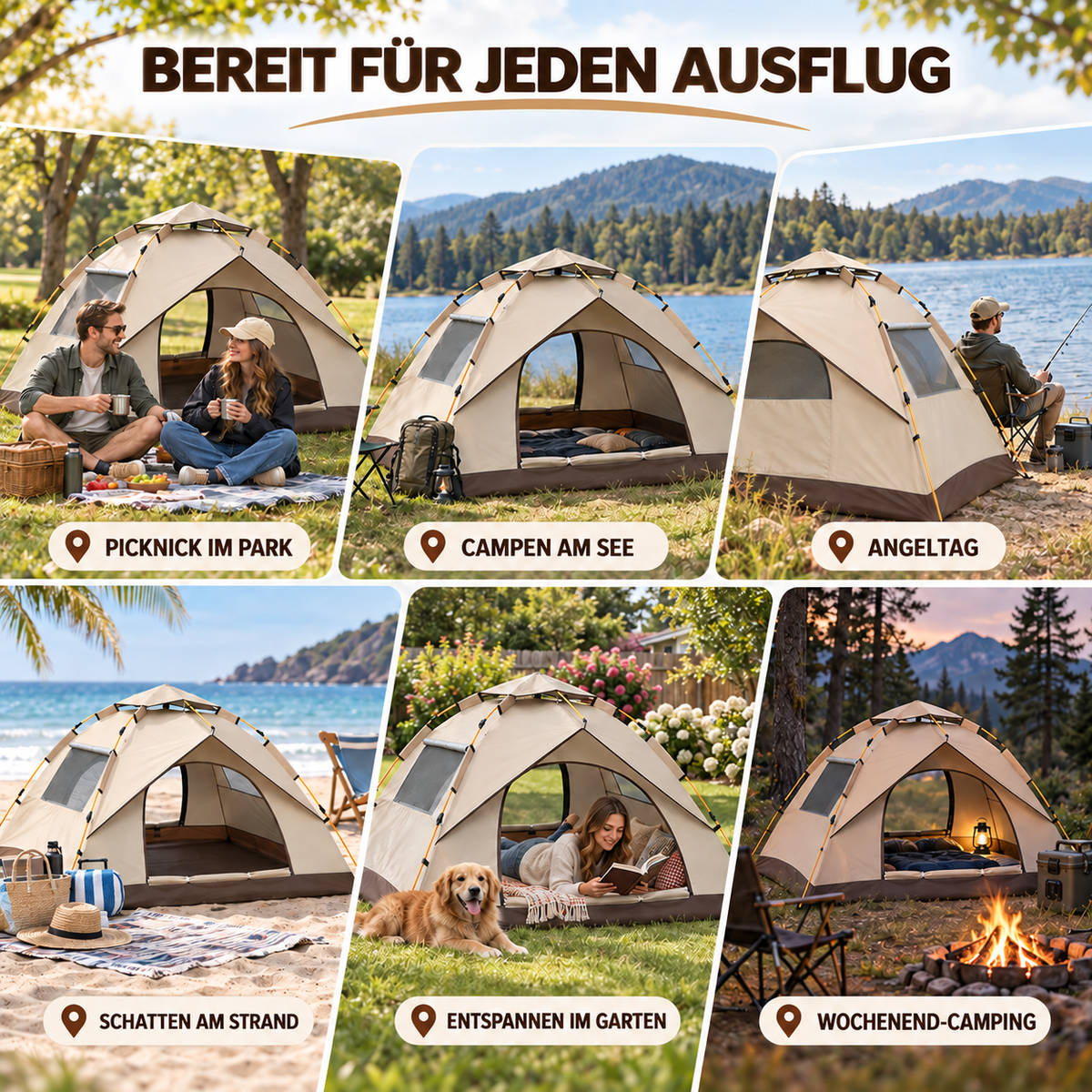 Nordspur | Breezaway Automatisches Pop-Up-Zelt