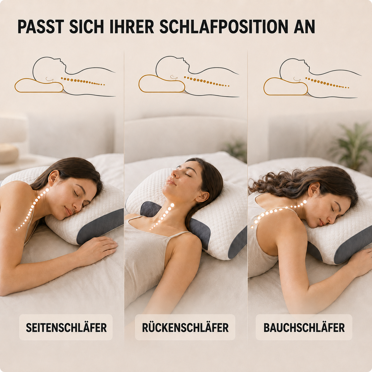 Nordspur | CerviCloud Orthopädisches Nackenkontur-Kissen