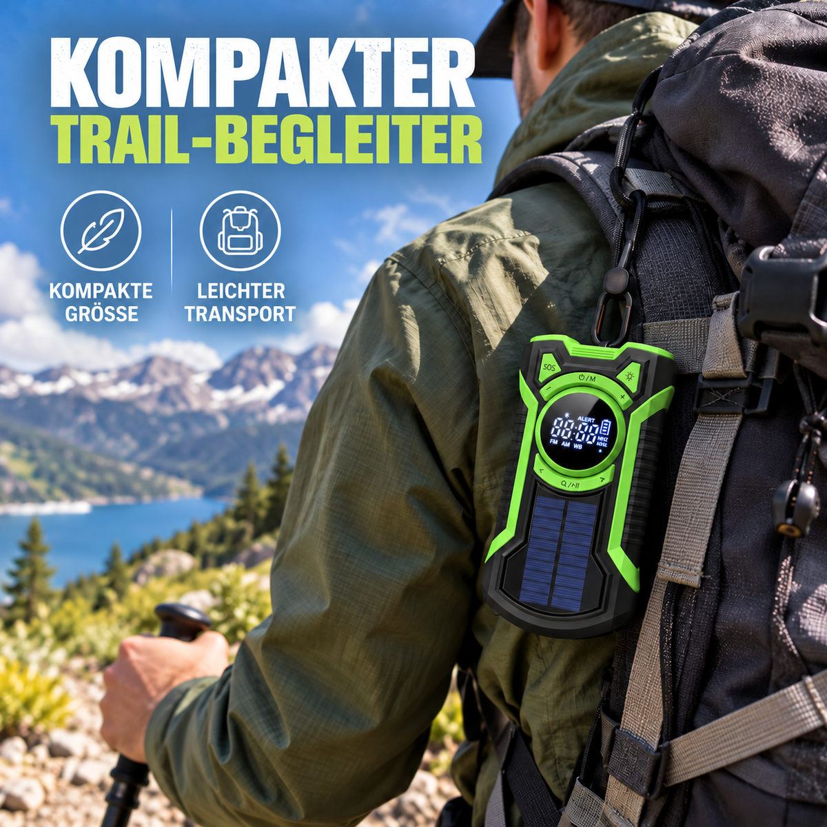 Nordspur | Crankora Handkurbel-Notfallradio