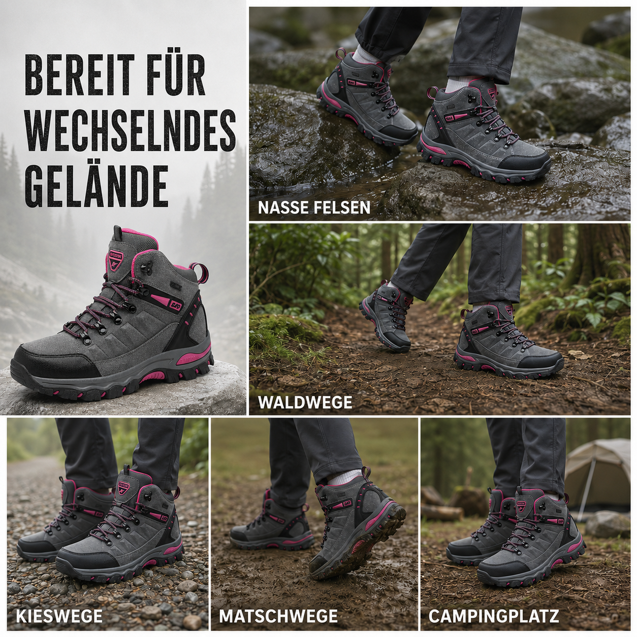 Nordspur | Damen-Wanderstiefel