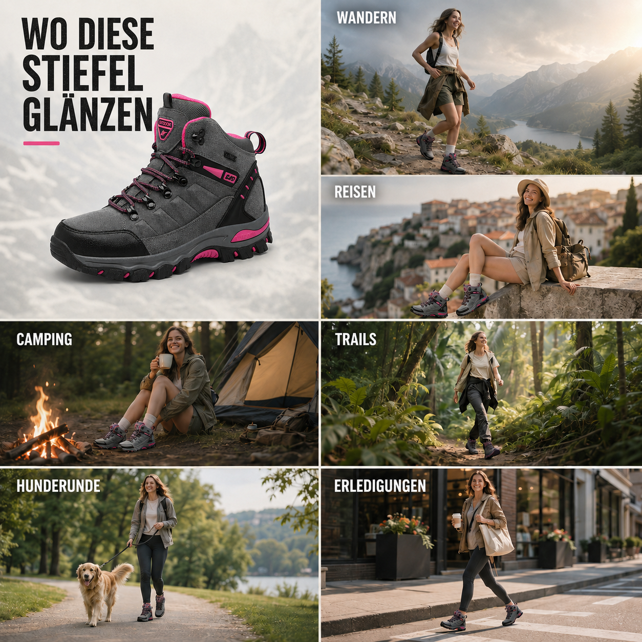 Nordspur | Damen-Wanderstiefel