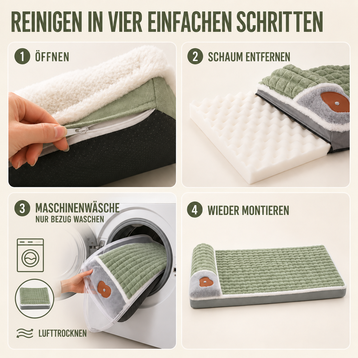 Nordspur | Pawselle Orthopädisches Gedächtnisschaum-Haustierbett